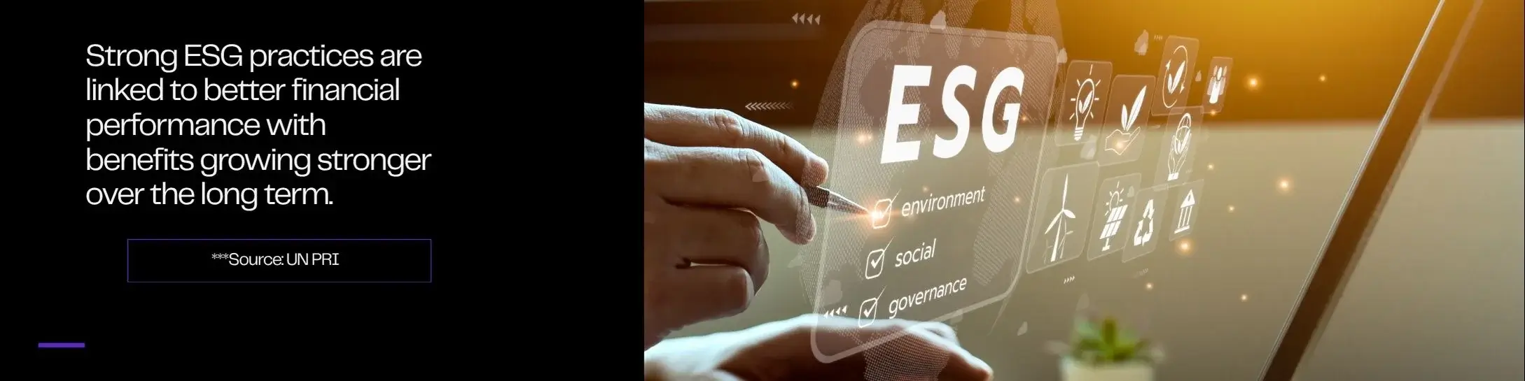 Strong ESG practices are linked to better financial performance with benefits growing stronger over the long term.