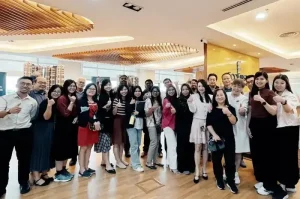 Team celebrating successful GHG Accounting and Sustainability Reporting training for a leading public-listed property development company.