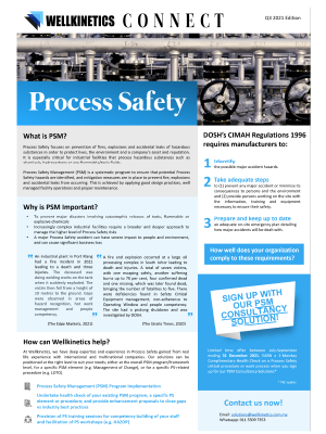 Process Safety Solutions - Wellkinetics E-Newsletters